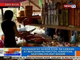 NTG: Pagbabantay sa mga iligal na gawaan at bentahan ng paputok, hinigpitan ngayong holiday season