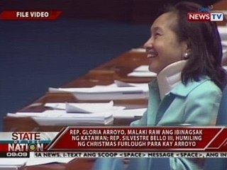 SONA: Rep. Gloria Arroyo, malaki raw ang ibinagsak ng katawan