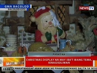 BT: Christmas display na may iba't ibang tema, kinagigiliwan