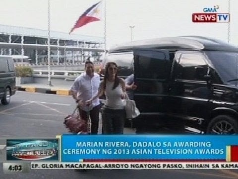 BP: Marian Rivera, dadalo sa awarding ceremony ng 2013 Asian Television Awards