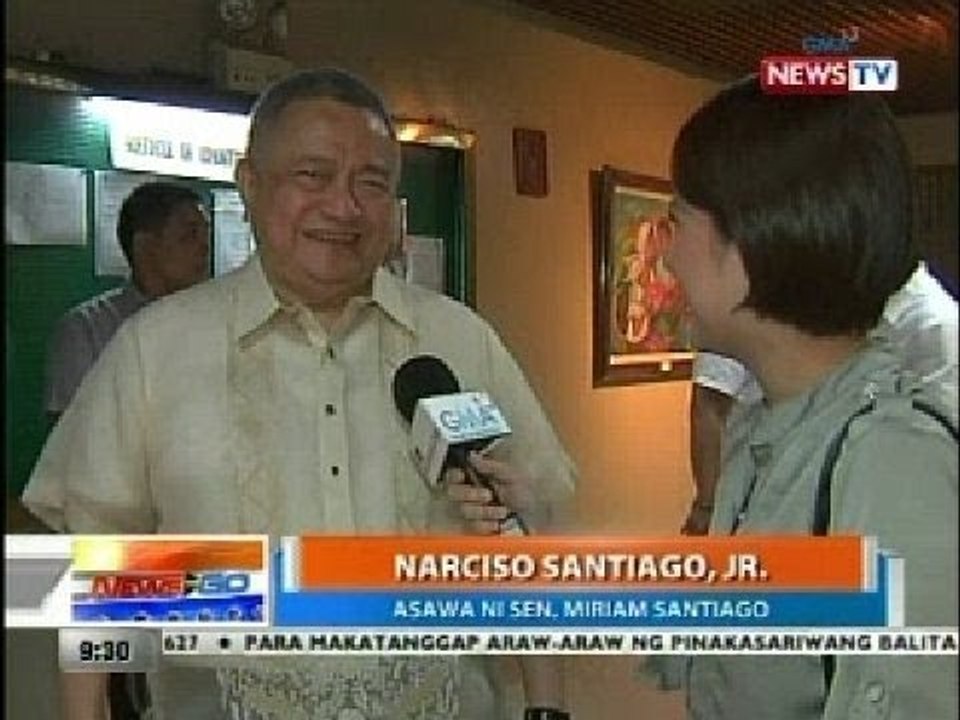 NTG: Mister ni Sen. Santiago, pumunta sa Senado para tiyaking maayos kondisyon ng mambabatas