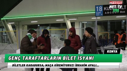 Bir tarafta Konyaspor sevgisi... Diğer yanda bilet isyanı...
