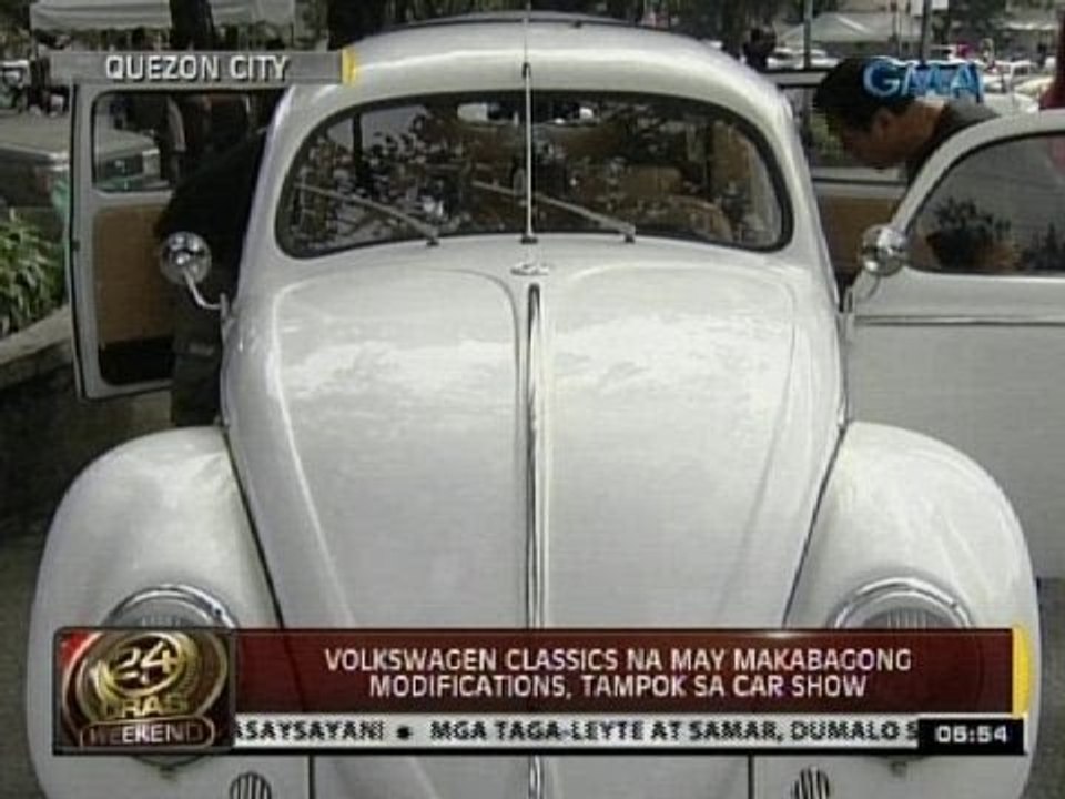 24 Oras: Volkswagen classics na may makabagong modifications, tampok sa car show