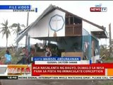 BT : Mga nasalanta ng bagyo sa Eastern Samar, dumalo sa misa para sa pista ng Immaculate Conception