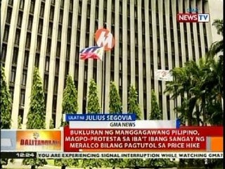 BT: BMP, magpo-protesta sa iba't ibang sangay ng Meralco sa pagtutol sa price hike