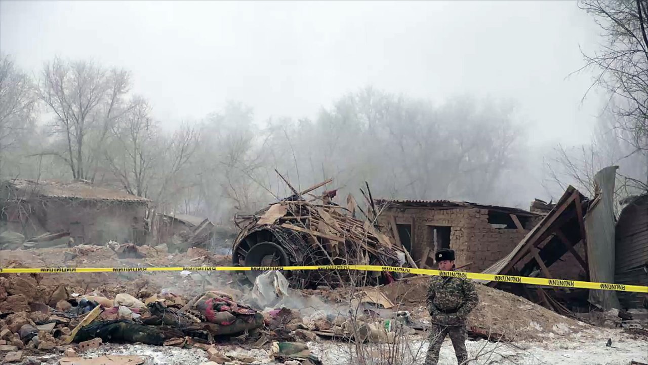 Turkish cargo plane crashes in Kyrgyzstan, dozens killed