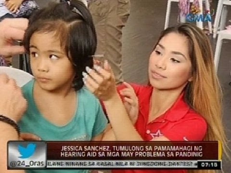 24Oras: Jessica Sanchez, tumulong sa pamamahagi ng hearing aid sa mga may problema sa pandinig