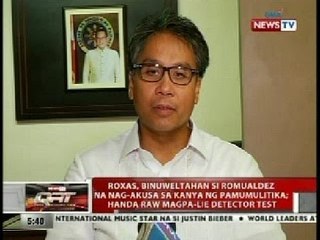 QRT: Roxas, binuweltahan si Romualdez na nag-akusa sa kanya ng pamumulitika