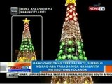 Isang Christmas tree sa Leyte, simbolo ng pag-asa para sa mga nasalanta ng Bagyong Yolanda