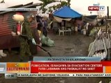 BT: Fumigation, isinagawa sa evacuation centers sa Tacloban para labanan ang pagkalat ng sakit