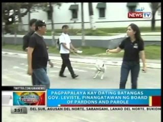BP: Pagpapalaya kay Leviste, pinangatawan ng Board of Pardons and Parole