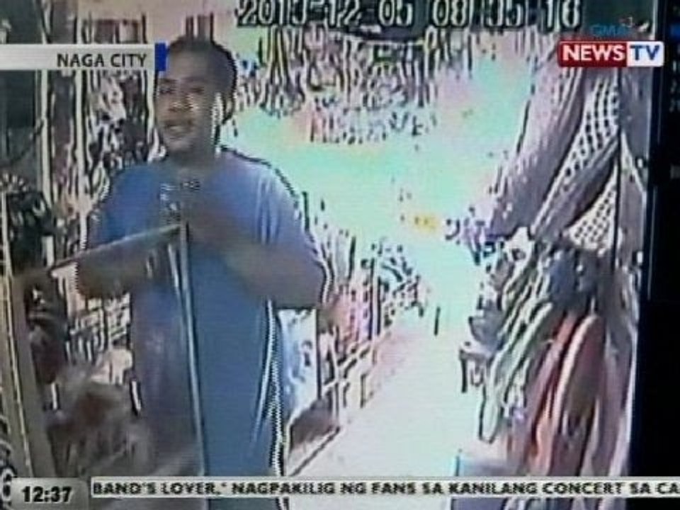 BT: Pagnanakaw sa tindahan sa Naga City ng isang konduktor ng bus, na-hulicam