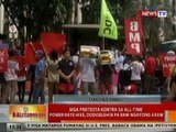 BT: Mga protesta vs all-time power rate hike, dodoblehin pa raw ngayong araw