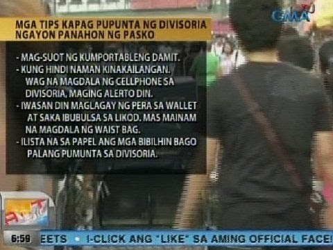 UB: Mga tips kapag pupunta ng Divisoria ngayong panahon ng pasko