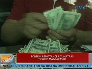 UB: Foreign remittances, tumataas tuwing magpapasko