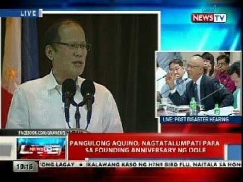 NTVL: PNoy, nagtalumpati sa founding anniversary ng DOLE
