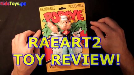 POPEYE ACTION FIGURE BENDABLE Winners TOY Animation - learn numbers kids toys