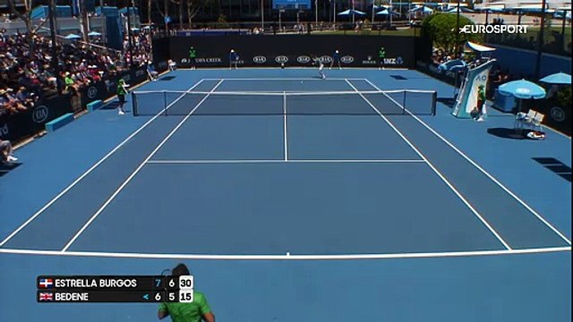 Avustralya Açık: Aljaz Bedene - Victor Estrella Burgos (Özet)