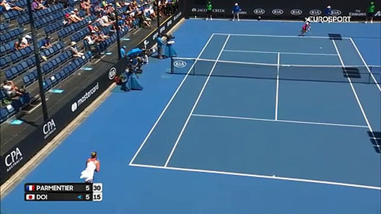 Avustralya Açık: Pauline Parmentier - Misaki Doi (Özet)