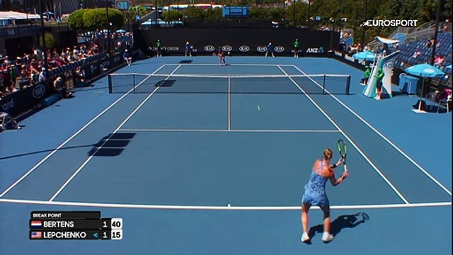 Avustralya Açık: Kik Bertens - Varvara Lepchenko (Özet)
