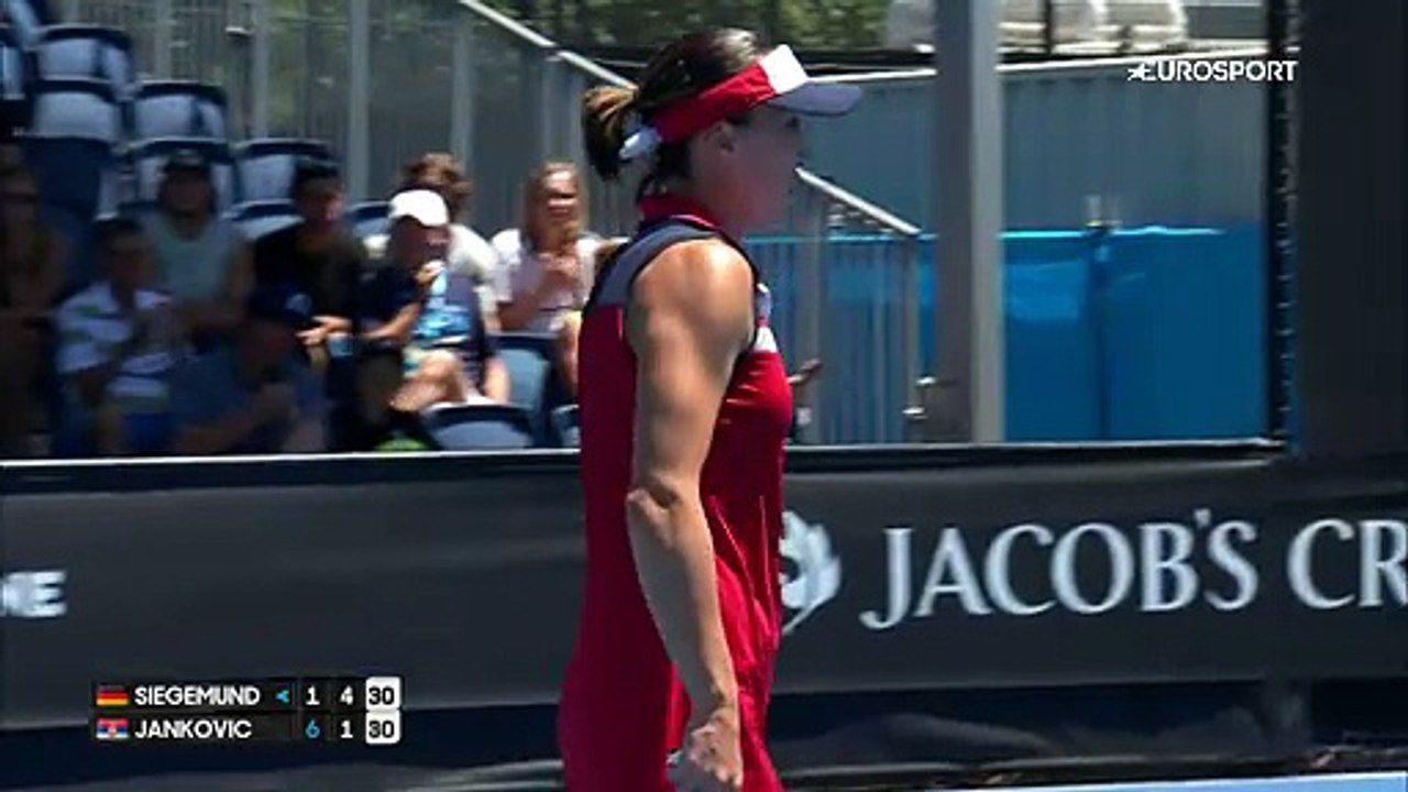 Avustralya Açık: Laura Siegemund - Jelena Jankovic (Özet)