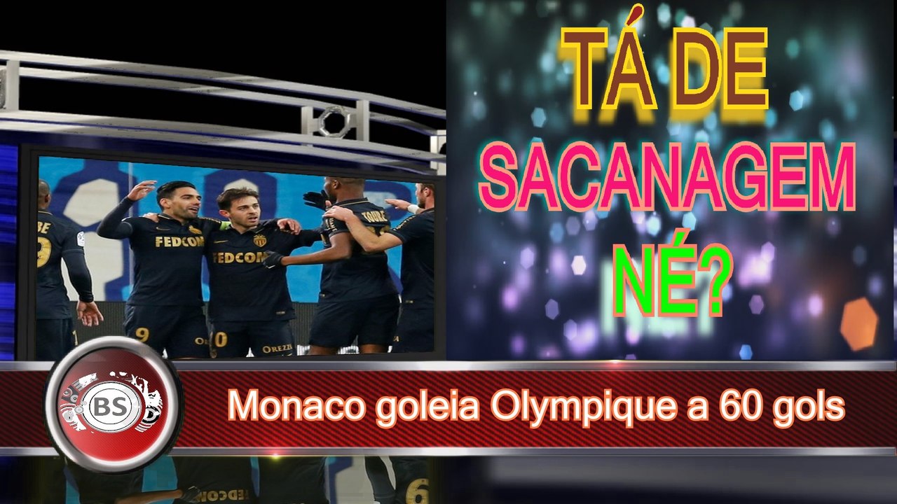 MONACO GOLEIA OLYMPIQUE, CHEGA A 60 GOLS NO FRANCÊS E É O NOVO LIDER. TÁ DE SACANAGEM NÉ.