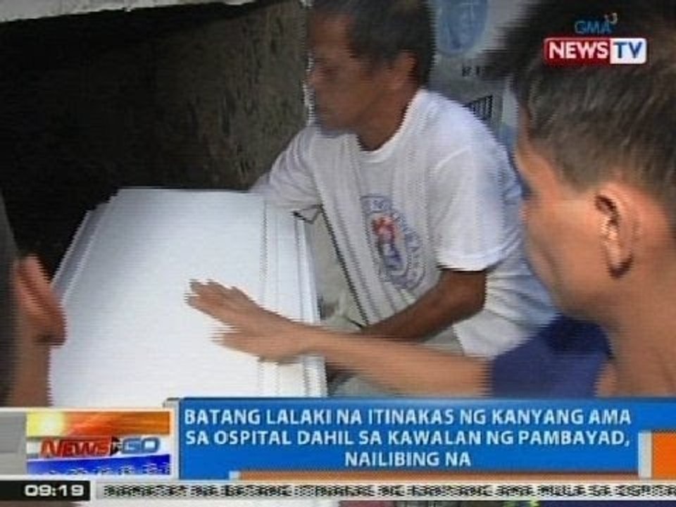 NTG: Batang itinakas ng kanyang ama sa ospital dahil sa kawalan ng pambayad, nailibing na
