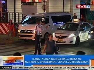 NTG: Ilang tauhan ng mga mall, bibigyan ng traffic management crash course ng MMDA