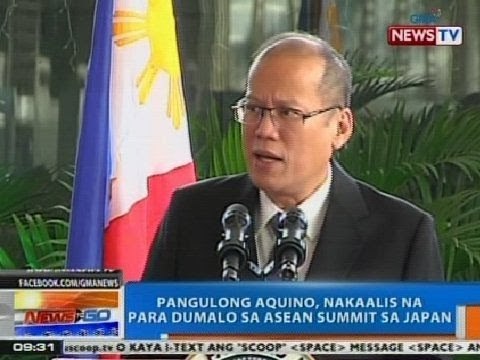 NTG: PNoy, nakaalis na para dumalo sa ASEAN Summit sa Japan