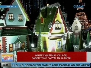 UB: White Christmas Village, paboritong pasyalan sa Bicol