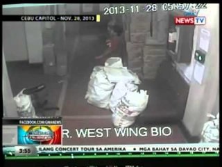 BP: 3 beses na pagnanakaw ng relief goods sa Cebu Capitol, na-huli cam