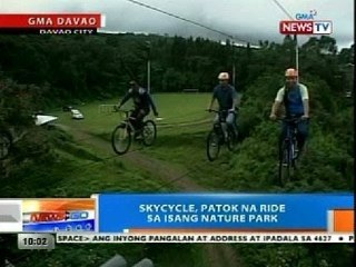 NTG: Skycycle, patok na ride sa isang nature park