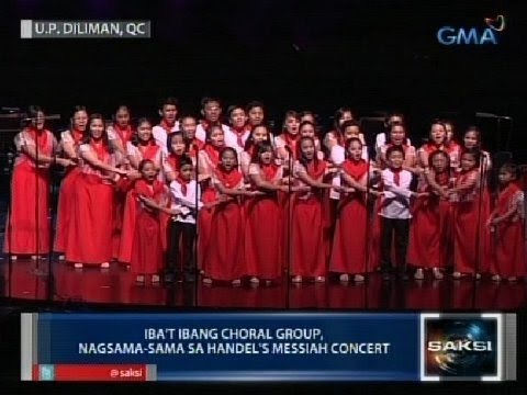 Saksi: Handel's Messiah 2013, alay sa mga estudyante at faculty ng UP na binagyo