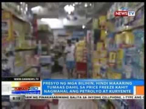 Presyo ng mga bilihin, hindi maaaring tumaas dahil sa price freeze