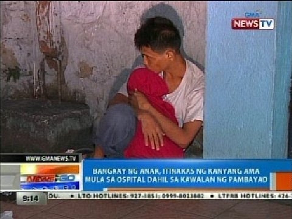 NTG: Bangkay ng anak, itinakas ng kanyang ama mula sa ospital dahil sa kawalan ng pambayad