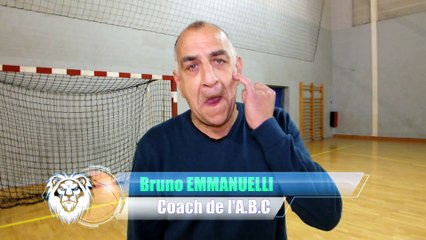 Ajaccio Basket Club : Interview Bruno Avant match