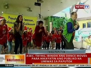 BT: Asec. Tayag, ibinida ang dance moves para hikayatin ang publiko na umiwas sa paputok
