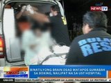 NTG: Binatilyong brain dead matapos sumabak sa boxing, nailipat na sa UST Hospital