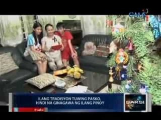 Pagdiriwang ng Pasko ng ilang Pilipino, tradisyunal pa rin kahit high-tech na ang panahon