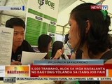 BT: 5,000 trabaho, alok sa mga nasalanta ng Bagyong Yolanda sa isang job fair