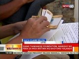 BT: Isang Taiwanese foundation, namigay ng pera sa mga biktima ng Bagyong Yolanda