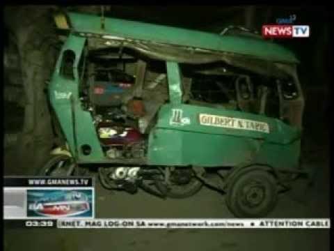 BP: 2 patay, 6 sugatan matapos masalpok ng bus ang isang motorela sa Misamis Oriental