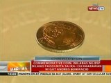 Commemorative coin, inilabas ng BSP bilang paggunita sa ika-150 kaarawan ni Gat Andres Bonifacio