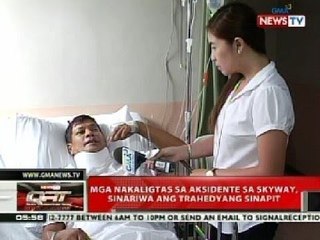 QRT: Mga nakaligtas sa aksidente sa Skyway, sinariwa ang trahedyang sinapit