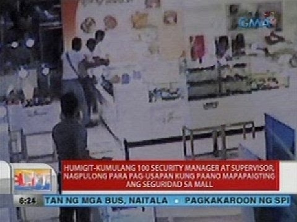 Security managers at supervisors, nagpulong par...