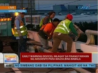 UB: Early warning devices, nilagay sa pinangyarihan ng aksidente para magsilbing babala