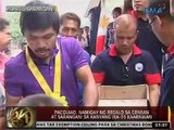 24Oras: Pacquiao, namigay ng regalo sa GenSan at Sarangani sa kanyang ika-35 kaarawan