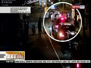 Convoy ni Makati Mayor Binay, di pinadaan sa gate ng Dasmariñas village dahil lagpas daw sa oras