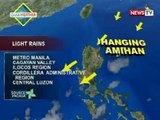 NTVL: Ilang bahagi ng Luzon, makararanas ng mahihinang pag-ulan ngayong araw
