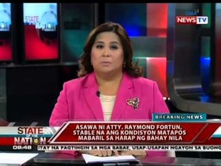 SONA: Asawa ni Atty. Raymond Fortun na si Carole Fortun, nabaril
